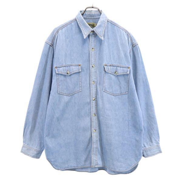 ユニクロ オールド 長袖 デニムシャツ L Uniqlo 旧タグ メンズ 古着 2502 Fre Mls Big 2nd 通販 Yahoo ショッピング