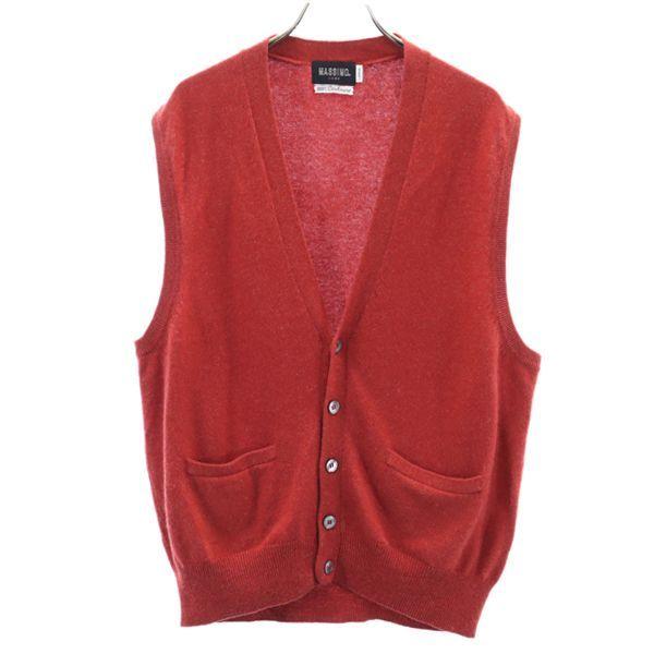 マッシモ カシミヤ ニット ベスト L 赤系 Massimo メンズ 古着 1119 Pdown Fre 5334 Mve Big 2nd 通販 Yahoo ショッピング