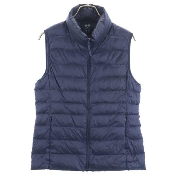 ユニクロ ダウンベスト M 紺 Uniqlo 薄手 軽量 ウルトラライト スタンドカラー レディース 古着 1128 Fre 6056 Wve Big 2nd 通販 Yahoo ショッピング