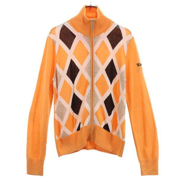 カッター バック ウール ジップカーディガン M オレンジ系 Cutter Buck 長袖ニット デサント ゴルフ レディース 古着 1128 Fre 6140 Wca Big 2nd 通販 Yahoo ショッピング
