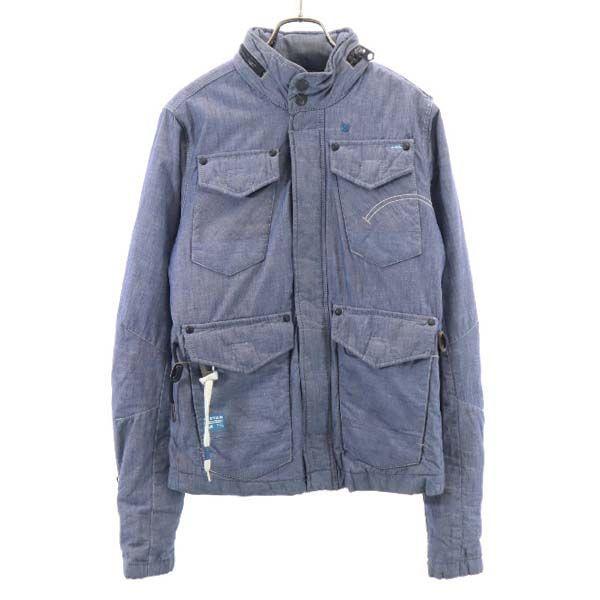 ジースターロウ ジャケット S 青系 G Star Raw ジップ メンズ 古着 13 Fre 6729 Mhj Big 2nd 通販 Yahoo ショッピング
