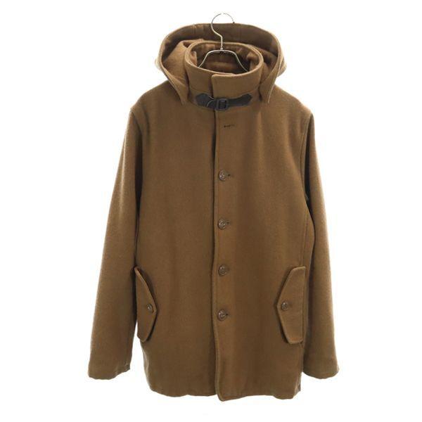 フーズフーギャラリー フーデット コート M ブラウン Who S Who Gallery ウールミックス メンズ 古着 Fre 94 Mco Big 2nd 通販 Yahoo ショッピング