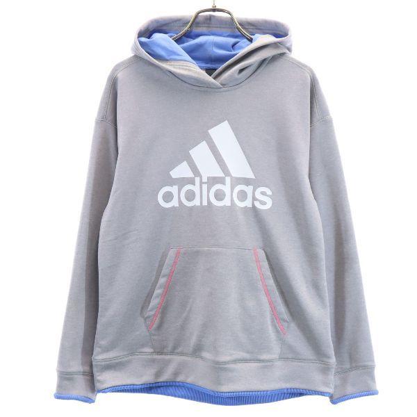 アディダス スポーツパーカー M グレー系 Adidas ビッグロゴ フード メンズ 古着 Fre 9598 Mst Big 2nd 通販 Yahoo ショッピング