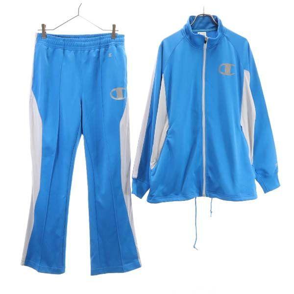 チャンピオン ジャージ 上下 セットアップ L 青 グレー Champion メンズ 古着 Fre 9774 Mst Big 2nd 通販 Yahoo ショッピング