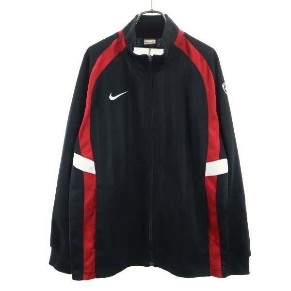 ナイキ トラックジャケット M 黒 赤 Nike ロゴ刺繍 スポーツ ジャージ メンズ 古着 Fre 9787 Mst Big 2nd 通販 Yahoo ショッピング