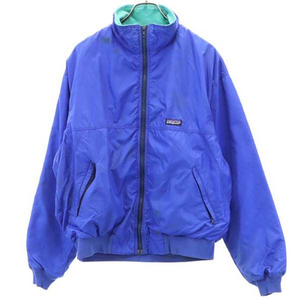 パタゴニア ジャケット 青 patagonia 裏フリース地 アウトドア メンズ