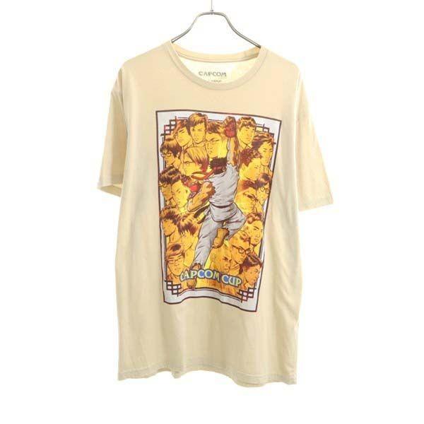 カプコン 半袖 Tシャツ Xl ベージュ Capcom メンズ 古着 0423 メール便可 Ita Brt 380 Mts Big 2nd 通販 Yahoo ショッピング