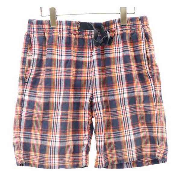 ワイルドシングス ショートパンツ チェック M Wild Things ハーフパンツ 紺 オレンジ メンズ 0415 Ja Brb 049 Msp Big 2nd 通販 Yahoo ショッピング