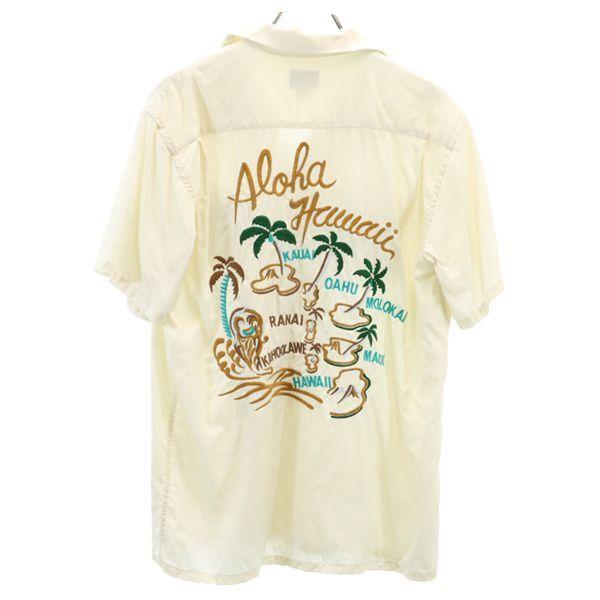 クッシュマン 刺繍 アロハシャツ 生成り Cushman アメカジ 半袖 メンズ 古着 0413 Ja Brt 081 Mss Big 2nd 通販 Yahoo ショッピング