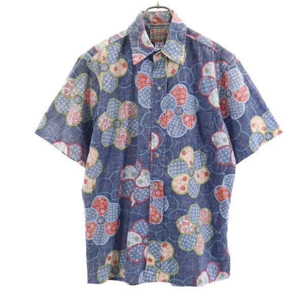 レインスプーナー TK タケオキクチ コラボ ハワイ製 和柄 アロハシャツ