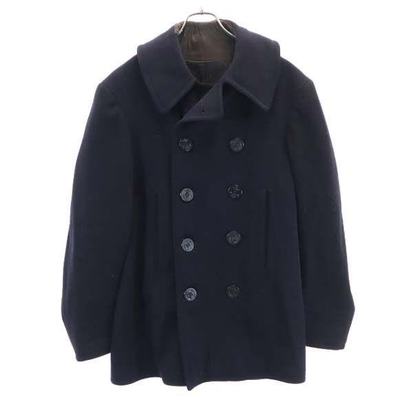 Usn 40s 50s 10ボタン Pコート 黒 ピーコート ヴィンテージ メンズ 古着 1129 Ja Fre 6346 Mco Big 2nd 通販 Yahoo ショッピング