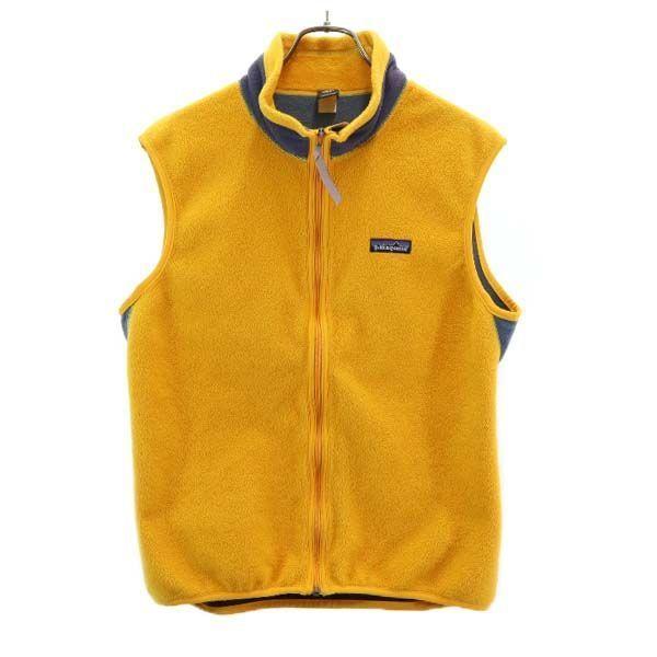 90s パタゴニア フリース フライヤー ベスト M 黄 patagonia USA製