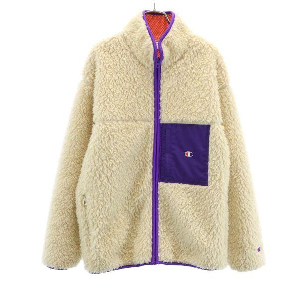 中古 古着通販 Champion チャンピオン フリースジャケット アイボリー サイズ Small ブランド 古着通販 トレファク公式 Trefac Fashion