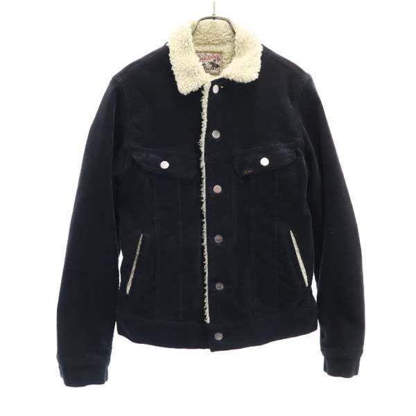 リー Stormrider ストームライダー コーデュロイジャケット S 黒 Lee 裏ボア Gジャン風 メンズ 古着 Ja Fre 9397 Mhj Big 2nd 通販 Yahoo ショッピング