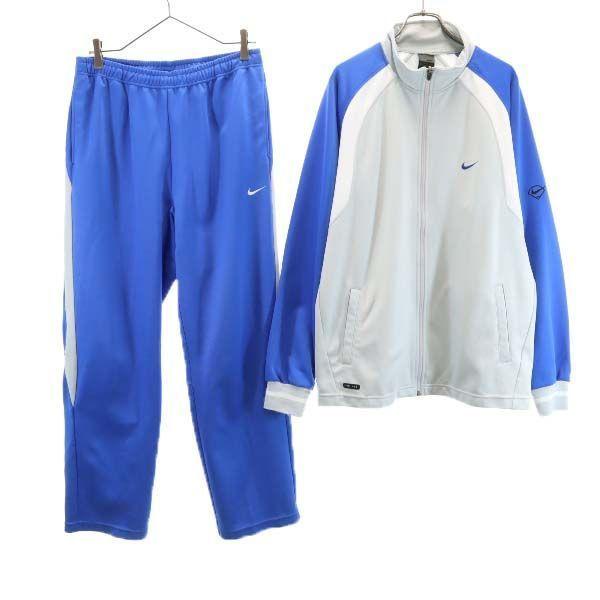 ナイキ 野球ウェア スポーツジャージ セットアップ L ライトグレー ブルー Nike トレーニング メンズ 古着 2101 Ja Fre 9710 Mst Big 2nd 通販 Yahoo ショッピング