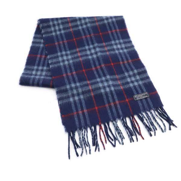 バーバリー イングランド製 チェック柄 マフラー ネイビー Burberry ウール ノバチェック メンズ 古着 1213 メール便可 Ja Kma 646 Str Big 2nd 通販 Yahoo ショッピング