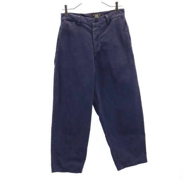 RRL 初期黒タグ 赤三ツ星 USA製 チノパンツ W28 ネイビー ダブルアール