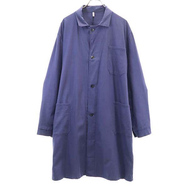 Tavan Stabil 薄手 ショップコート シンプル ヘリンボーン 青 メンズ 0321 Ja Nag 073 Mco Big 2nd 通販 Yahoo ショッピング