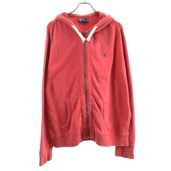 ポロラルフローレン ジップパーカー Xl 赤 Polo Ralph Lauren 長袖 スウェット メンズ 古着 01 Ja Top 9511 Mtr Big 2nd 通販 Yahoo ショッピング