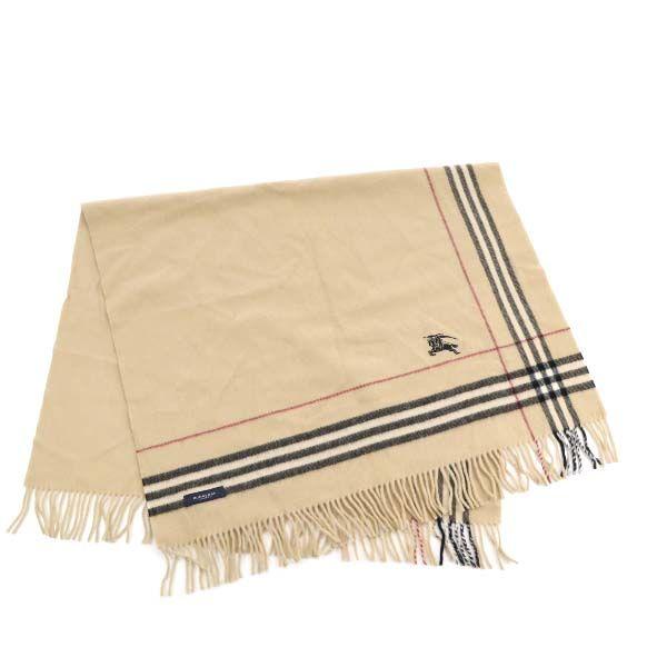 未使用 バーバリー BURBERRY ウール ひざ掛け 75×130㎝ ノバ
