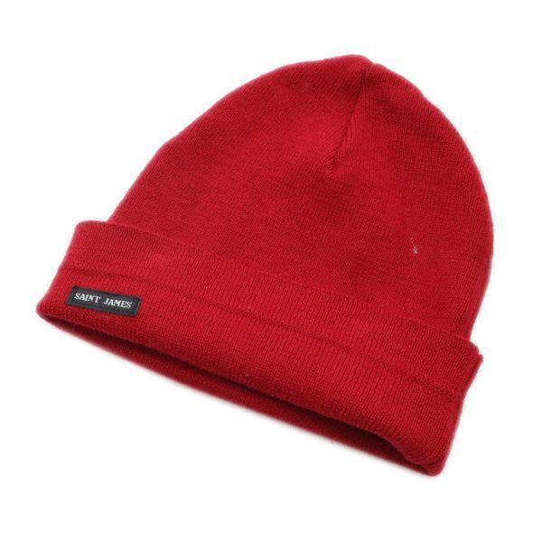 セントジェームス ニット帽 赤 Saint James ウール 帽子 ニットキャップ メンズ 古着 1226 メール便可 Kma 679 Cap Big 2nd 通販 Yahoo ショッピング
