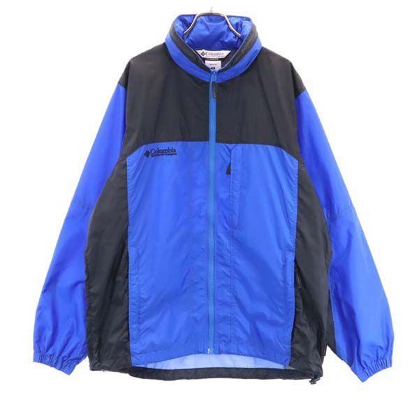 コロンビア ナイロン マウンテンパーカー M 青 黒 Columbia アウトドア メンズ 古着 1031 Ku Fre 3729 Mhj Big 2nd 通販 Yahoo ショッピング