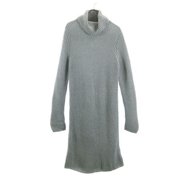 アーバンリサーチ モヘヤブレンド ローゲージニット ワンピース グレー系 Urban Research タートルネック 長袖 レディース 古着 1210 Nag 2141 Wht Big 2nd 通販 Yahoo ショッピング