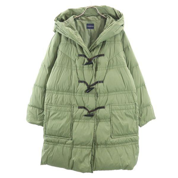 ノアンヌ ロング ダッフル ダウンジャケット 15br グリーン Noannu フード付き レディース 古着 1222 Pdown Nag 2312 Wdj Big 2nd 通販 Yahoo ショッピング