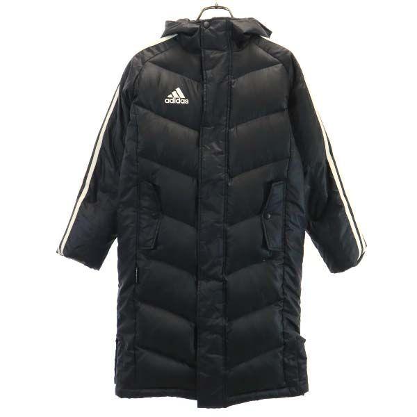 アディダス 袖ライン ダウン ベンチコート 140m ブラック Adidas キッズ 古着 Pdown Nag 2668 Bnt Big 2nd 通販 Yahoo ショッピング