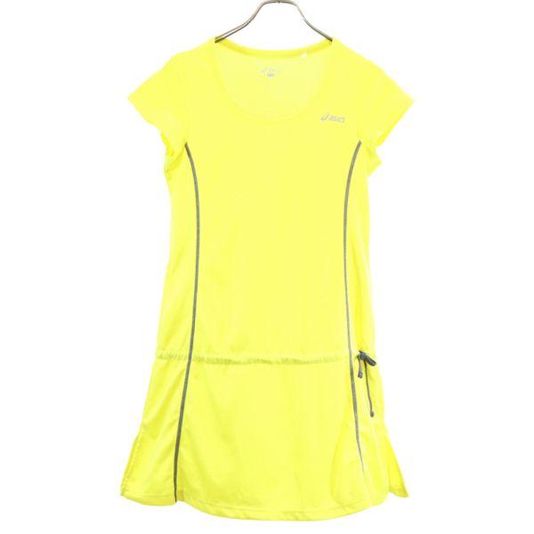 アシックス 半袖 スポーツ チュニック L イエロー Asics トレーニング ウェア レディース 古着 0611 Nag 534 Wst Big 2nd 通販 Yahoo ショッピング