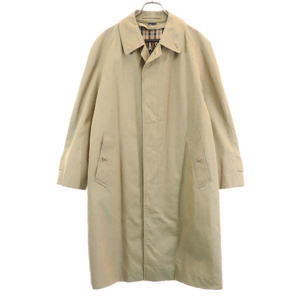 ダックス ロング ステンカラーコート 4 ブラウン Daks メンズ 古着 1017 Qu Brt 417 Mco Big 2nd 通販 Yahoo ショッピング