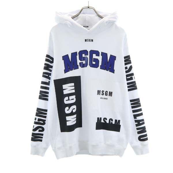 エムエスジーエム 総柄 プリント スウェットパーカー S 白 Msgm 裏起毛 メンズ 古着 1005 Pdown Qu Brt 486 Mtr Big 2nd 通販 Yahoo ショッピング