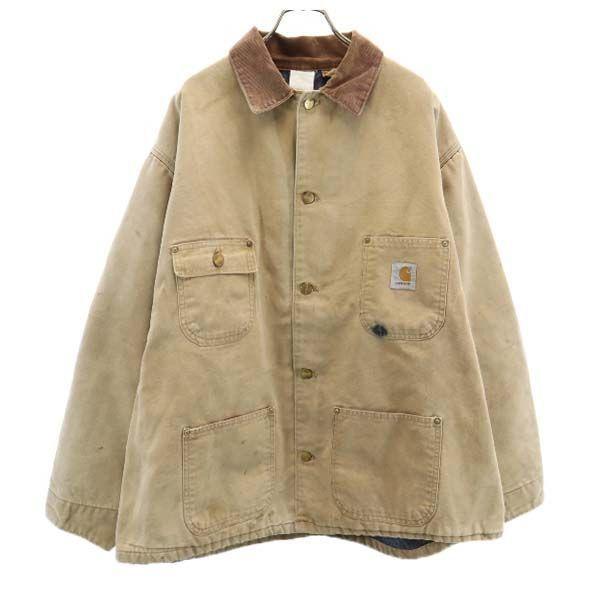カーハート 80s チョアコート カバーオール ワークジャケット キャメル Carhartt ダック地 裏起毛 ヴィンテージ メンズ 古着 Qu Fre Mhj Big 2nd 通販 Yahoo ショッピング