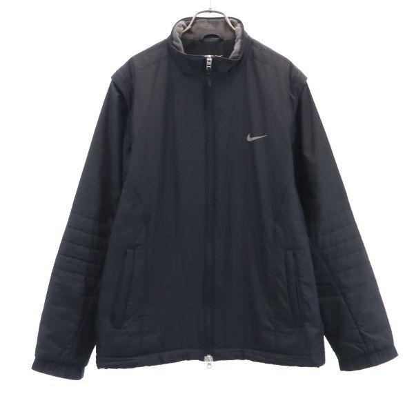 ナイキゴルフ 2way ゴルフウェア L ブラック Nike Golf 中綿 ジャケット ベスト メンズ 古着 Qu Fre Mst Big 2nd 通販 Yahoo ショッピング