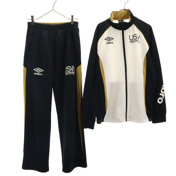 アンブロ サッカー ジャージ 上下 セットアップ L M 白 黒 Umbro ロゴ メンズ 古着 Qu Fre Mst Big 2nd 通販 Yahoo ショッピング