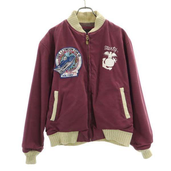 バズリクソンズ スカジャン 40 エンジ Buzz Rickson S ツアージャケット メンズ 古着 Qu Fre 9125 Mhj Big 2nd 通販 Yahoo ショッピング