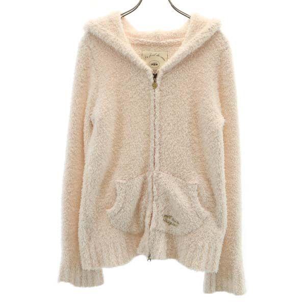 ジェラートピケ ニット ジップ パーカー F ピンク Gelato Pique フード モコモコ ルームウェア レディース 古着 Qu Fre 9242 Whj Big 2nd 通販 Yahoo ショッピング