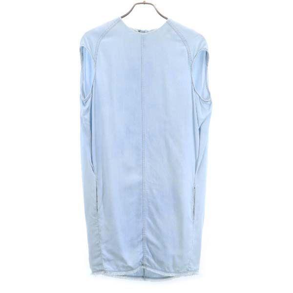 アクネストゥディオズ デニム デザイン ワンピース 36 水色 Acne Studios レディース 古着 R Qu Nag 918 Wht Big 2nd 通販 Yahoo ショッピング