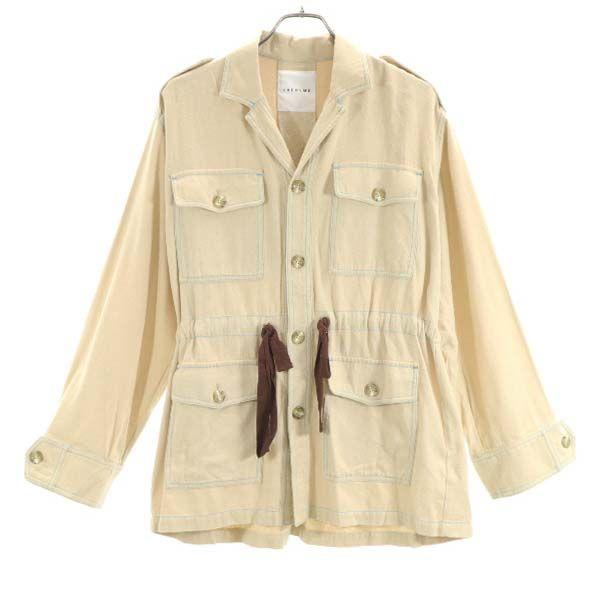 未使用 クレオルム サファリ ジャケット ベージュ系 Creolme レディース 古着 0911 Pdown Sh Fre 330 Whj Big 2nd 通販 Yahoo ショッピング