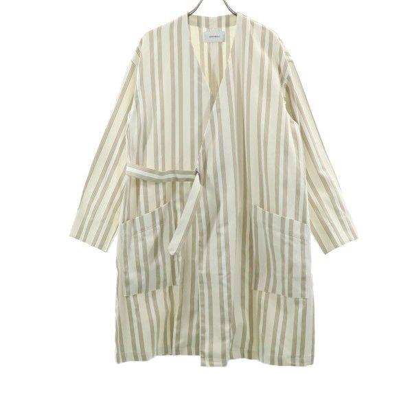 未使用 ジョンブル ストライプコート S ベージュ系 Johnbull モロッコシリーズ ガウン風コート リネンブレンド メンズ 0502 Sh New 301 Mco Big 2nd 通販 Yahoo ショッピング