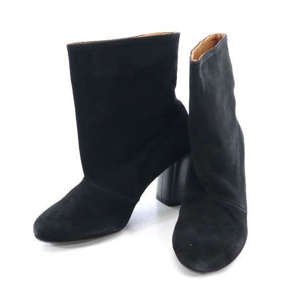 未使用 レメ 太ヒールショートブーツ 24cm 38 ブラック Remme スエード ナノユニバース レディース 古着 Sh New 914 Shu Big 2nd 通販 Yahoo ショッピング