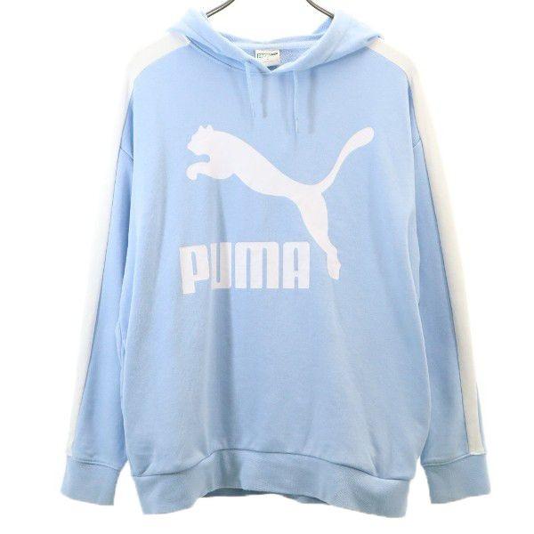 プーマ スウェット パーカー M Puma フーディー パステルカラー シャーベットカラー水色 メンズ 06 S30 Wg9 1117 Top 1335 Mtr Big 2nd 通販 Yahoo ショッピング