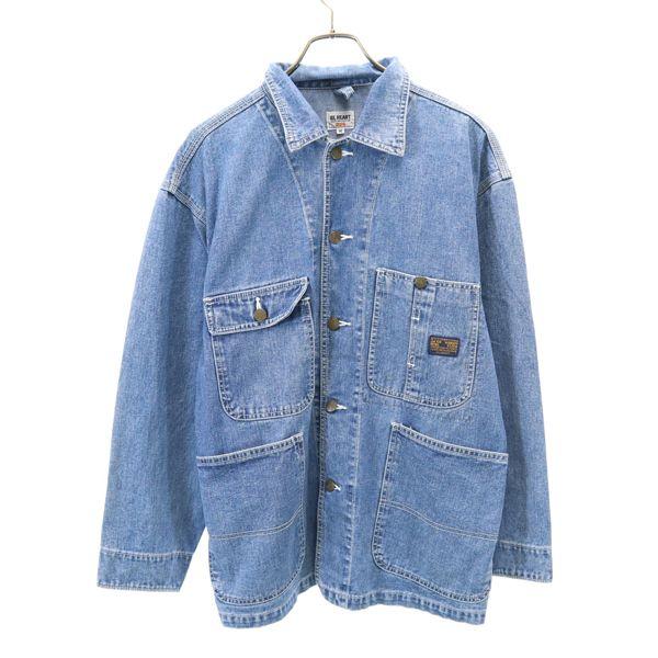 ジーエルハート デニム カバーオール ジャケット M Gl Heart ビッグジョン Big Jhon メンズ 古着 0910 Top Mjj Big 2nd 通販 Yahoo ショッピング