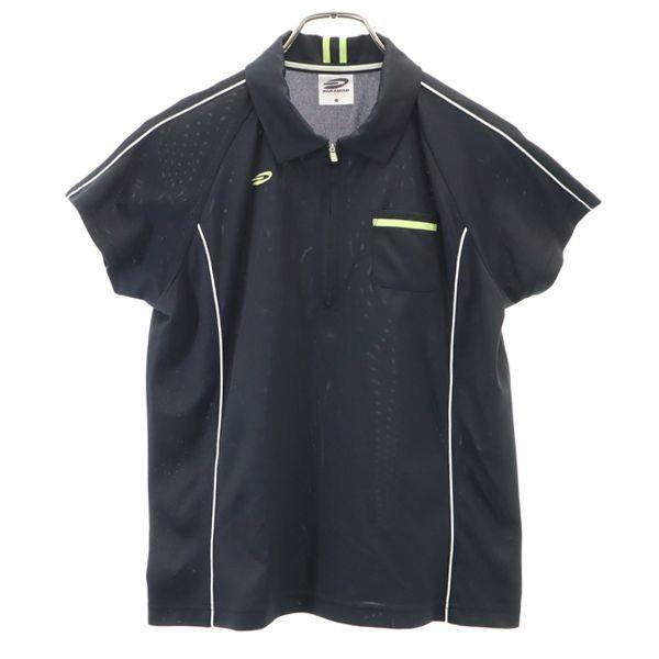 パラディーゾ ゴルフウェア L 黒 Paradiso Golf 半袖 ハーフジップ ポロシャツ レディース 古着 0521 メール便可 Top 3138 Wst Big 2nd 通販 Yahoo ショッピング