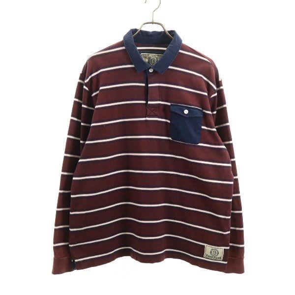 エディー バウアー ラガーシャツ Eddie Bauer ポロシャツ ボーダー
