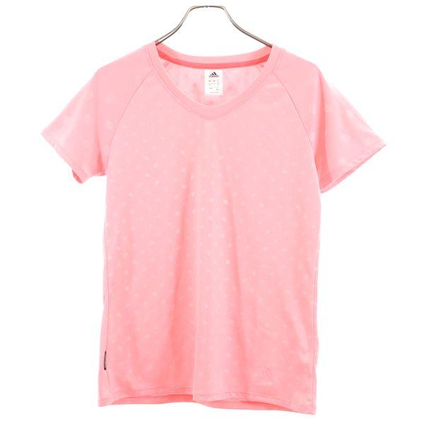 アディダス Climalite ドット調柄 トレーニングウェア Ot ピンク Adidas スポーツ 半袖 Tシャツ レディース 古着 0626 メール便可 Wg9 04 Top 50 Wst Big 2nd 通販 Yahoo ショッピング