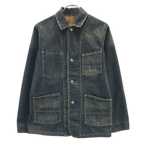 ギャップ カバーオール デニムジャケット S Gap ダメージ 長袖 ジージャン Gジャン メンズ 古着 08 Top 9738 Mjj Big 2nd 通販 Yahoo ショッピング