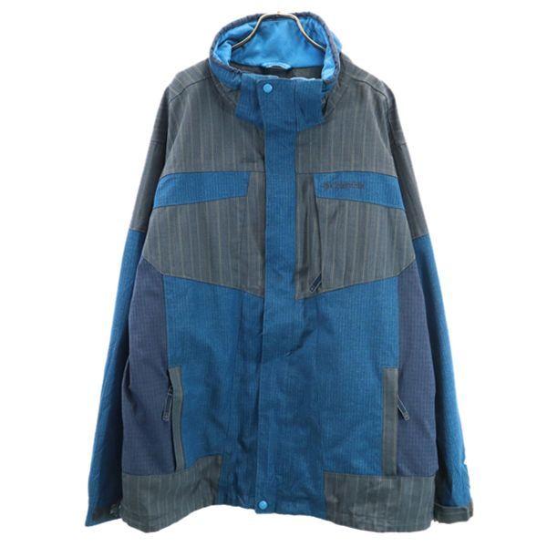 コロンビア Bugaboo ストライプ柄 マウンテンパーカー Xl グレー 青 Columbia Omni Tech ビッグサイズ メンズ 古着 1113 Vox Fre 4861 Mhj Big 2nd 通販 Yahoo ショッピング