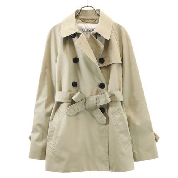 美品 コーチ トレンチ コート M ベージュ Coach ハーフ丈 衣類カバー付き レディース 古着 1126 Yba Fre 5931 Wco Big 2nd 通販 Yahoo ショッピング