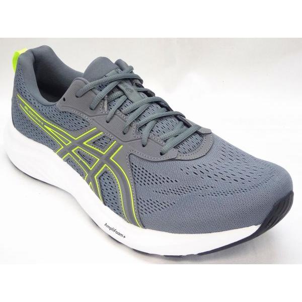 30cm(us13.5) アシックス GEL-CONTEND 9 【EXTRA WIDE】 1011B882-020 グレー蛍光イエロー/ホワイト アシックス  big-b